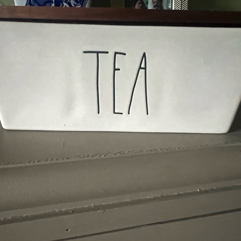 Rae Dunn Tea Storage Box